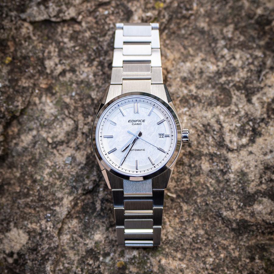 CASIO EDIFICE EFK-110D-7AJF White Textured Dial Automatic JDM Men's Watch