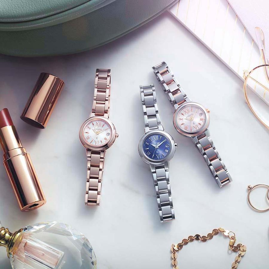 CITIZEN xC Eco-Drive Radio-Controlled Watch Happy Flight ES9430-54L Women's