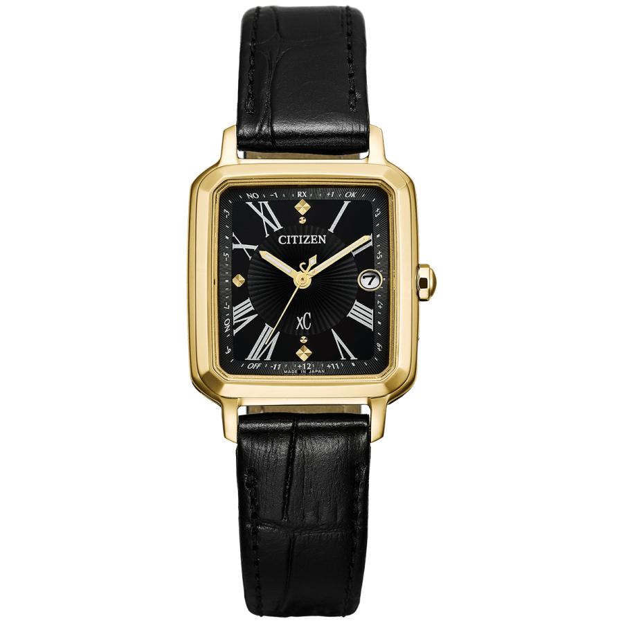 CITIZEN xC hikari collection ES9503-01E Square 2way Black Dial Eco-Drive Radio-Controlled Women’s Watch