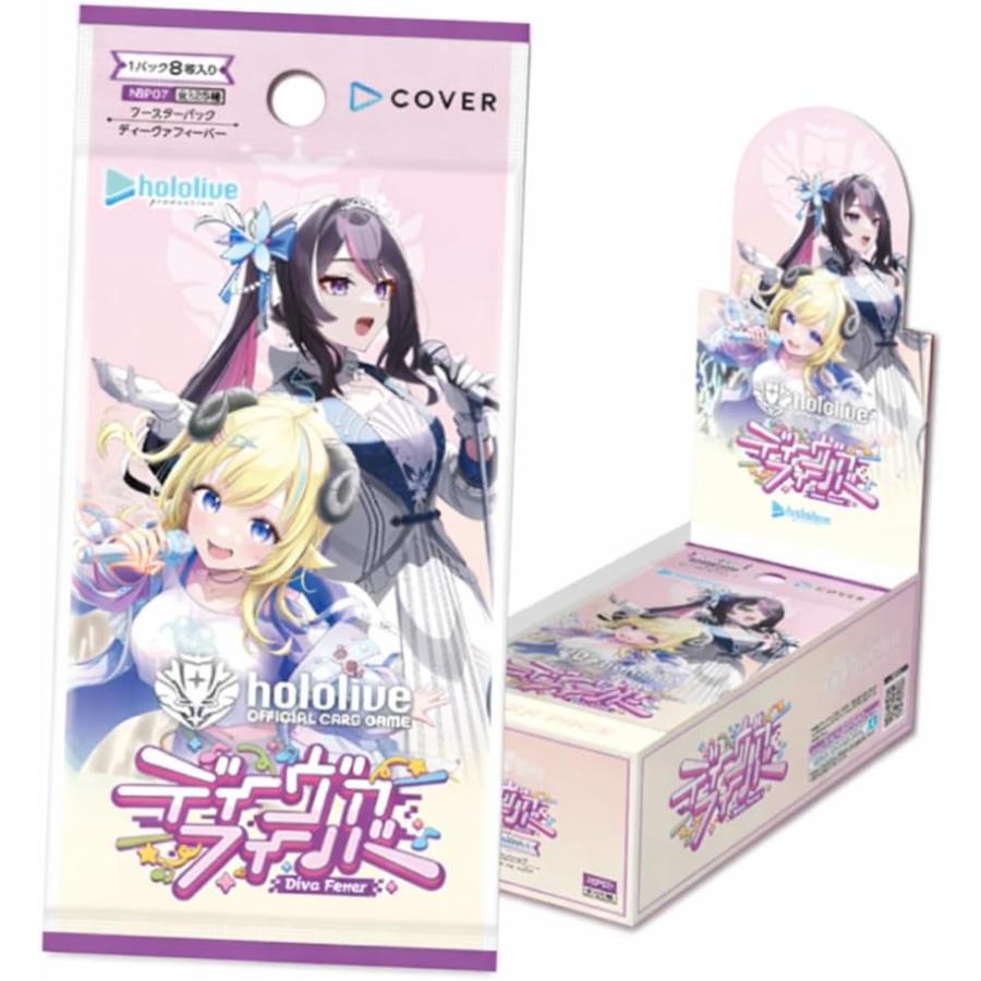 Juego de cartas oficial de hololive, paquete de refuerzo Diva Fever BOX