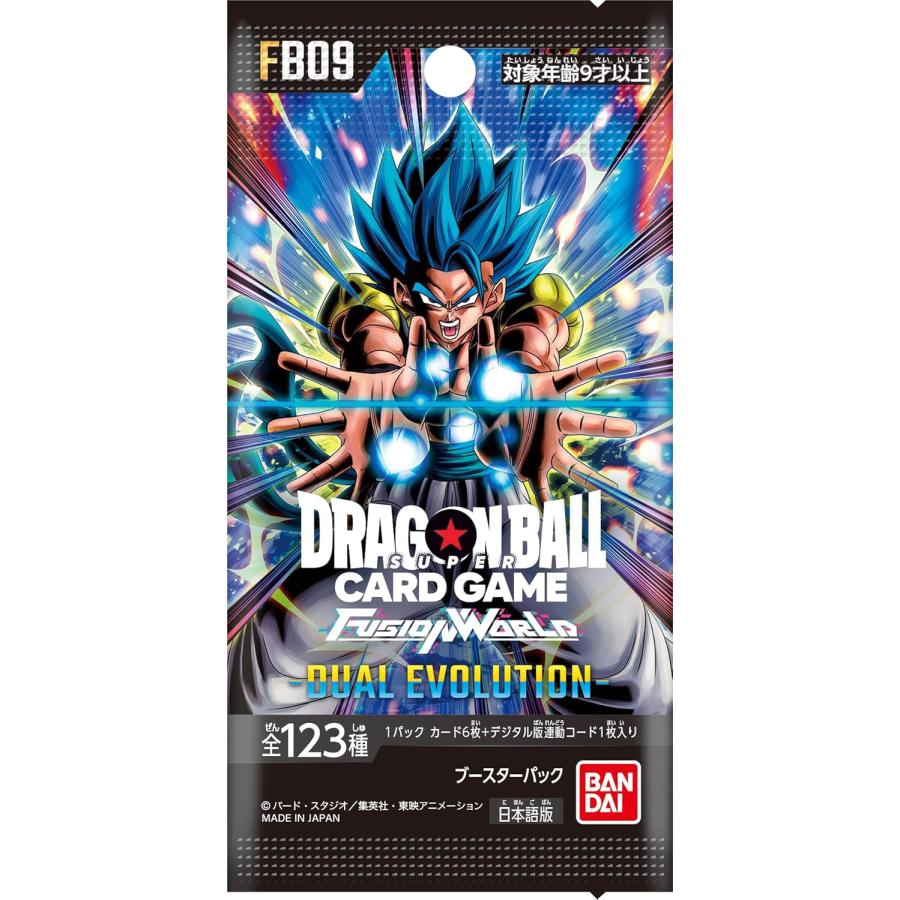 Dragon Ball Super Card Game Fusion World FB09 Booster Pack DUAL EVOLUT Dragon Ball Super Card Game Fusion World FB09 Booster Pack DUAL EVOLUT