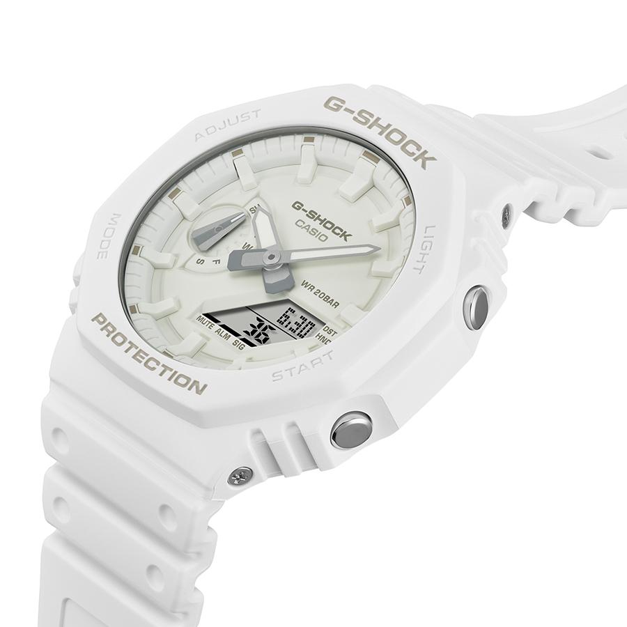 CASIO G-SHOCK GA-2100-7A7JF JDM Carbon Core Guard White Analog Digital Men's Watch