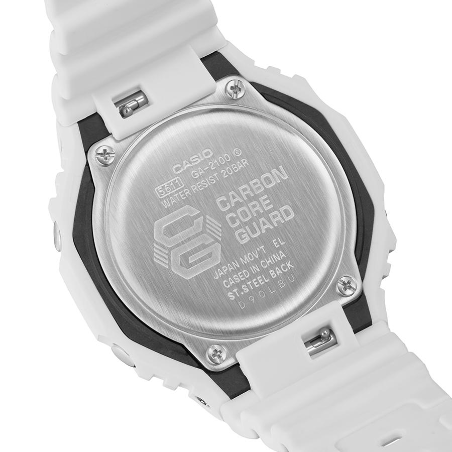 CASIO G-SHOCK GA-2100-7A7JF JDM Carbon Core Guard White Analog Digital Men's Watch