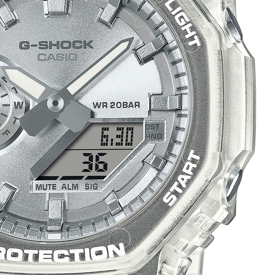 CASIO G-SHOCK GA-2100BM-7A8JF JDM Carbon Core Guard White Skeleton Analog Digital Men's Watch