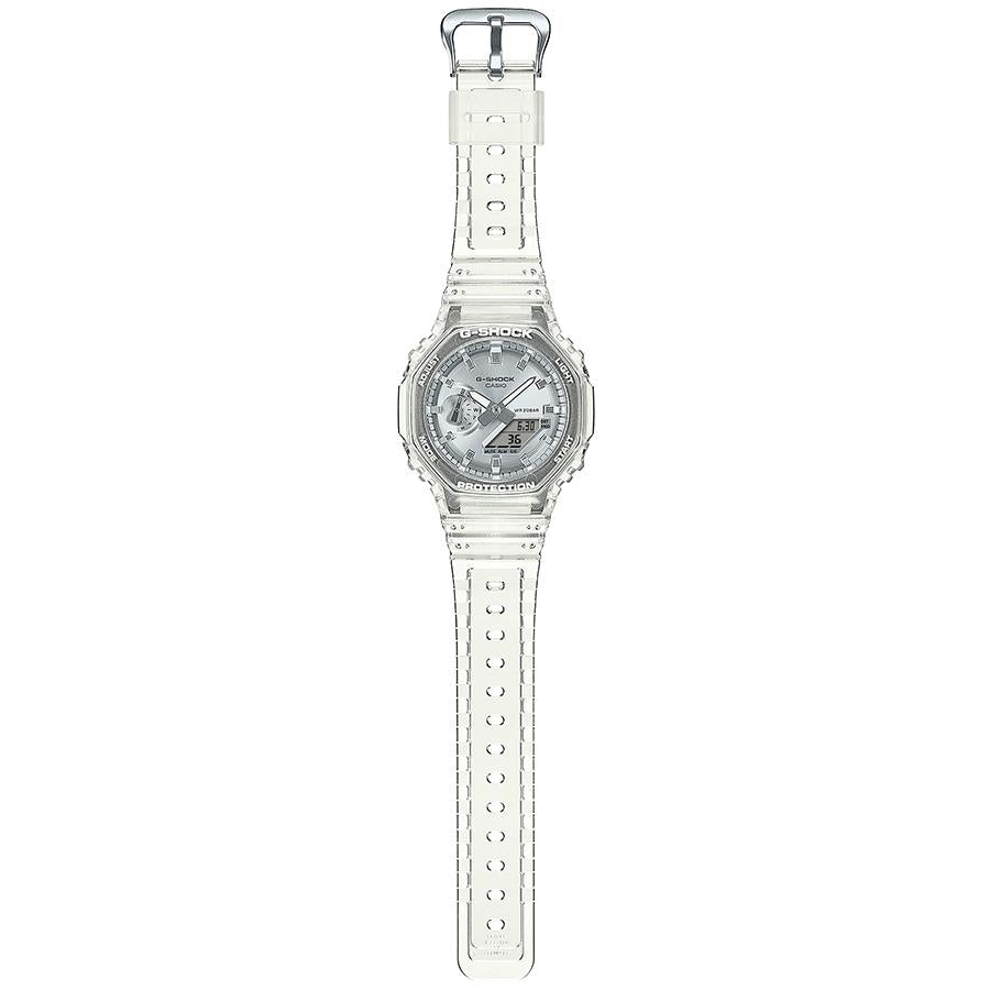 CASIO G-SHOCK GA-2100BM-7A8JF JDM Carbon Core Guard White Skeleton Analog Digital Men's Watch