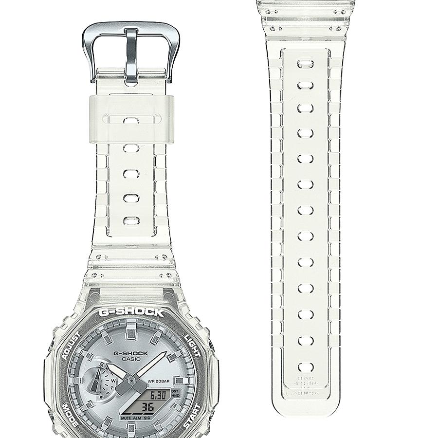 CASIO G-SHOCK GA-2100BM-7A8JF JDM Carbon Core Guard White Skeleton Analog Digital Men's Watch