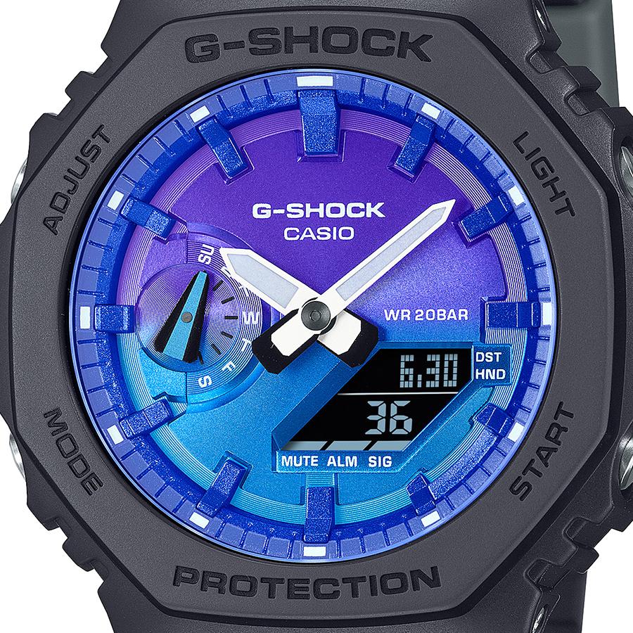 CASIO G-SHOCK GA-2100FL-1AJF JDM Carbon Core Guard Black Analog Digital Men's Watch