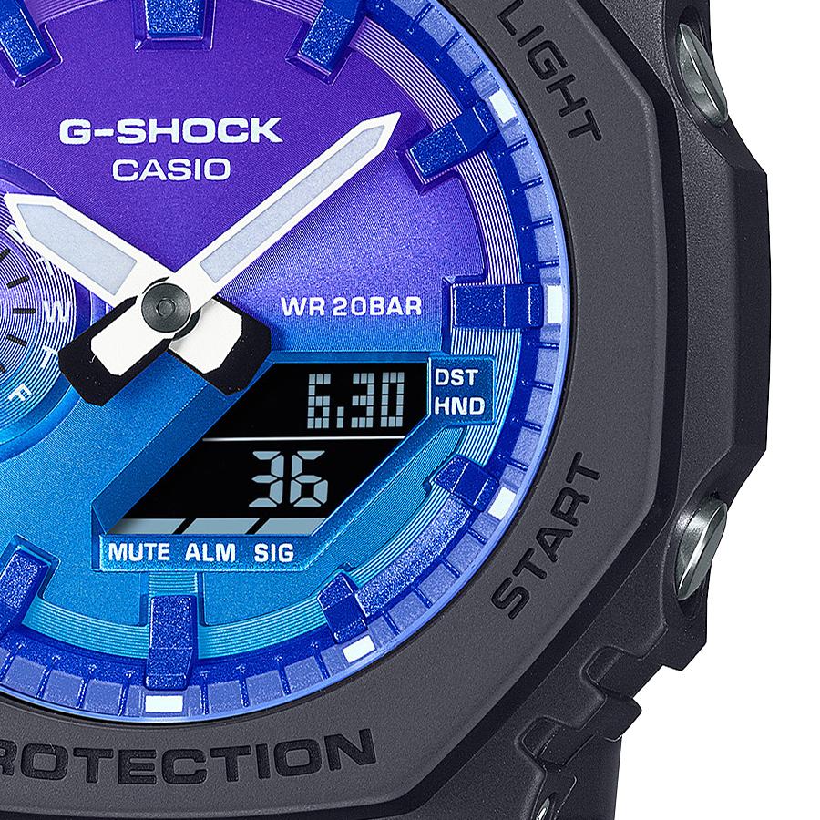 CASIO G-SHOCK GA-2100FL-1AJF JDM Carbon Core Guard Black Analog Digital Men's Watch