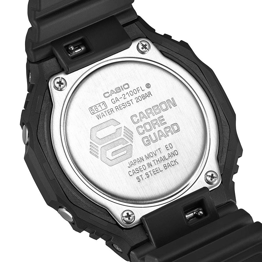 CASIO G-SHOCK GA-2100FL-1AJF JDM Carbon Core Guard Black Analog Digital Men's Watch