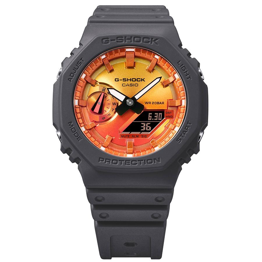 CASIO G-SHOCK GA-2100FL-1AJF JDM Carbon Core Guard Black Analog Digital Men's Watch