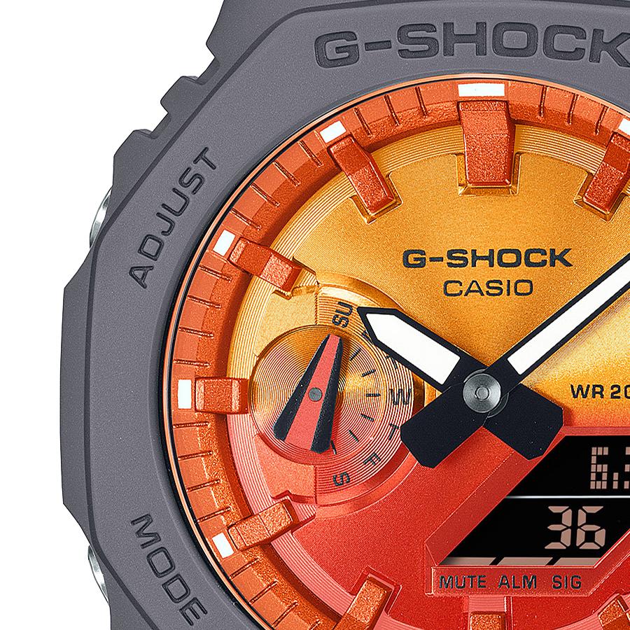 CASIO G-SHOCK GA-2100FL-1AJF JDM Carbon Core Guard Black Analog Digital Men's Watch