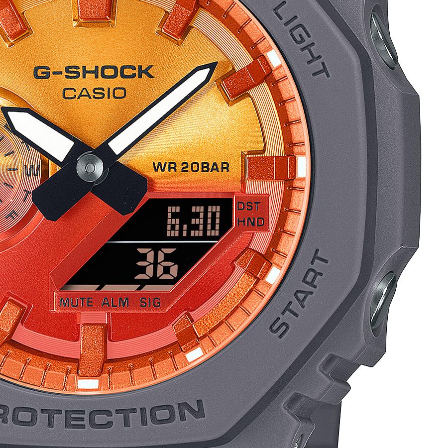 CASIO G-SHOCK GA-2100FL-1AJF JDM Carbon Core Guard Black Analog Digital Men's Watch