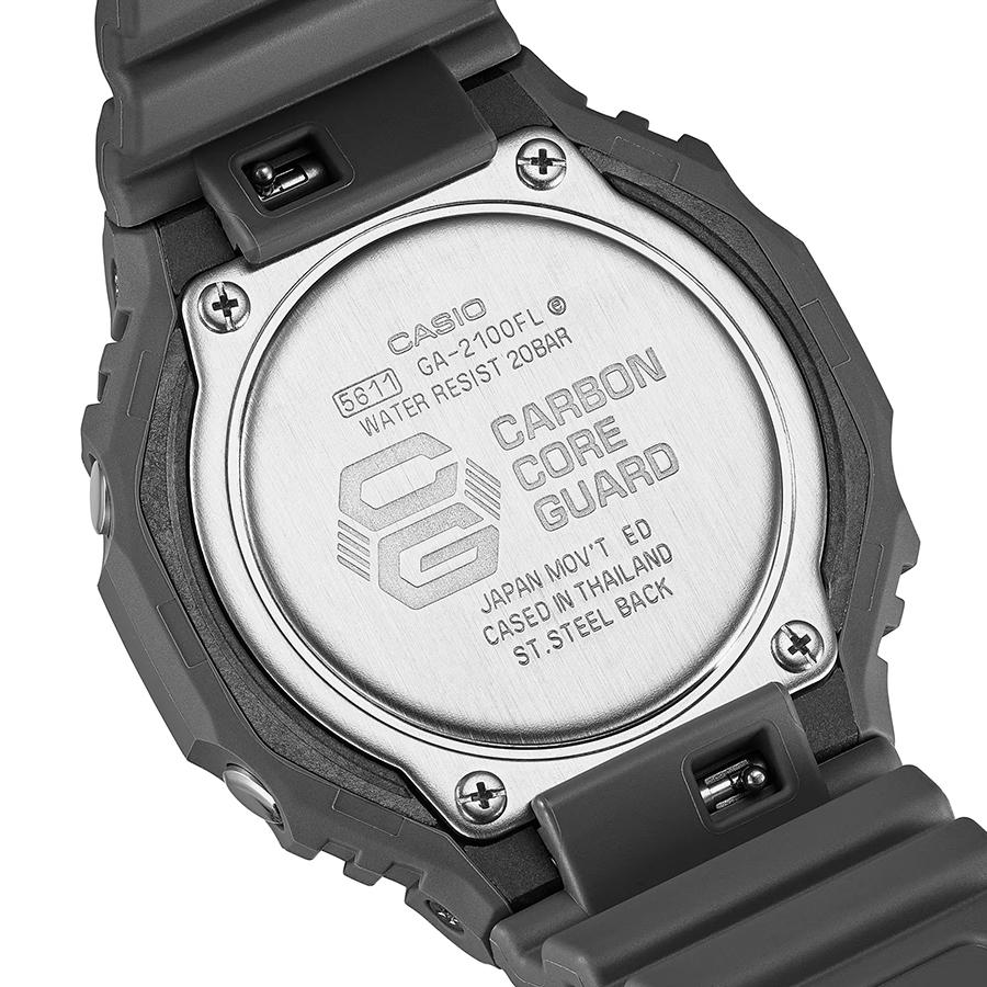 CASIO G-SHOCK GA-2100FL-1AJF JDM Carbon Core Guard Black Analog Digital Men's Watch