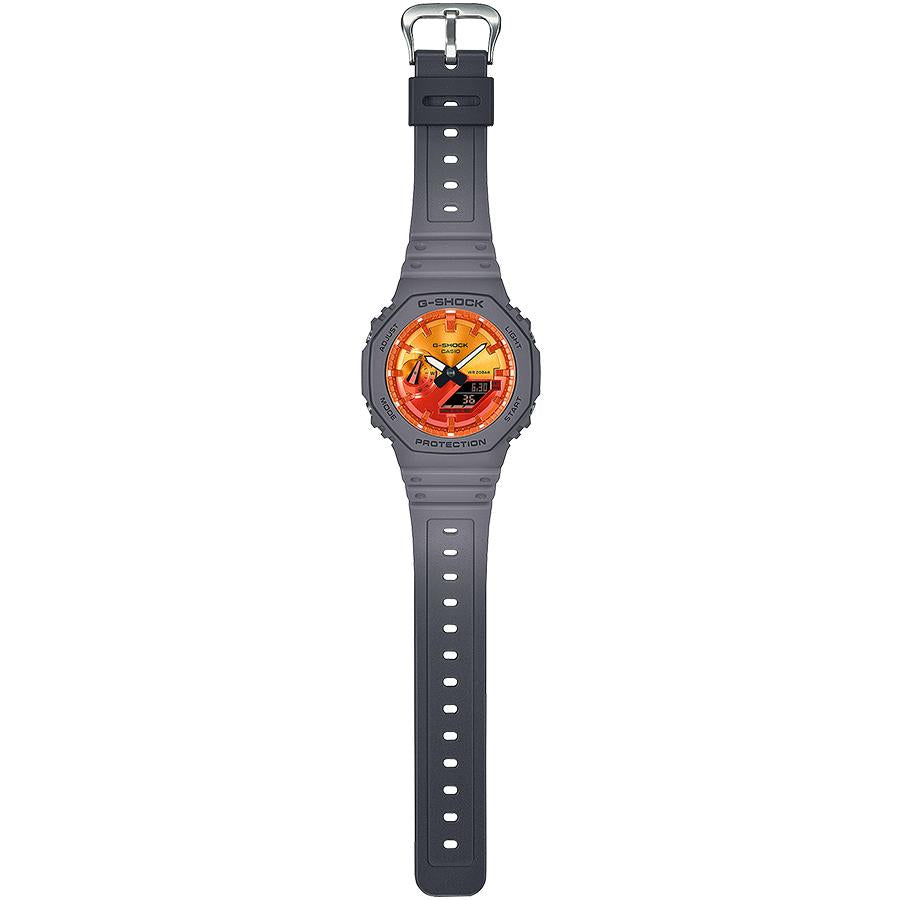 CASIO G-SHOCK GA-2100FL-1AJF JDM Carbon Core Guard Black Analog Digital Men's Watch