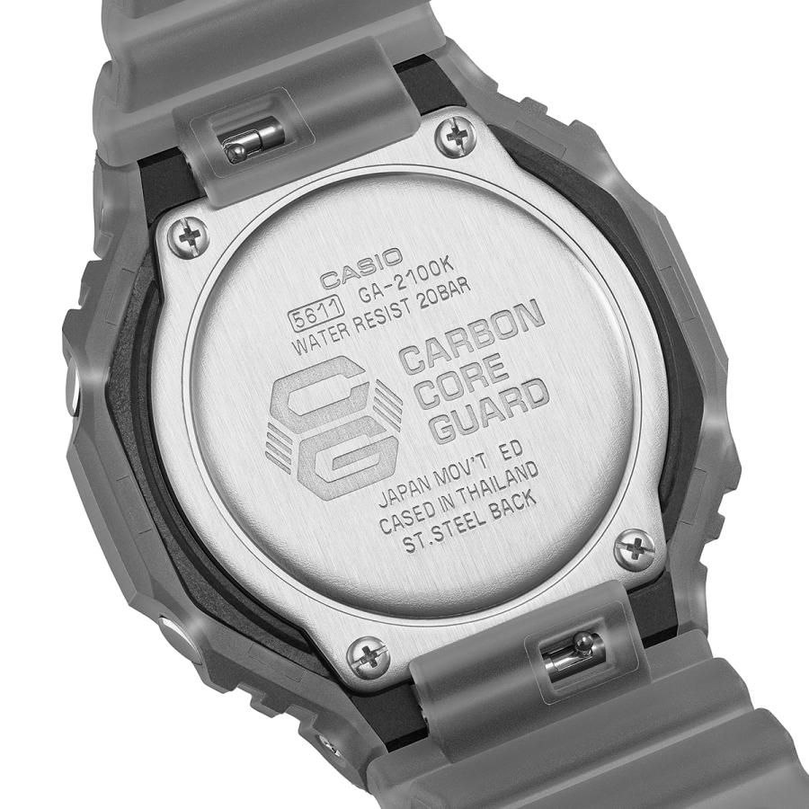 CASIO G-SHOCK GA-2100K-1AJF JDM Carbon Core Guard Black Analog Digital Men's Watch