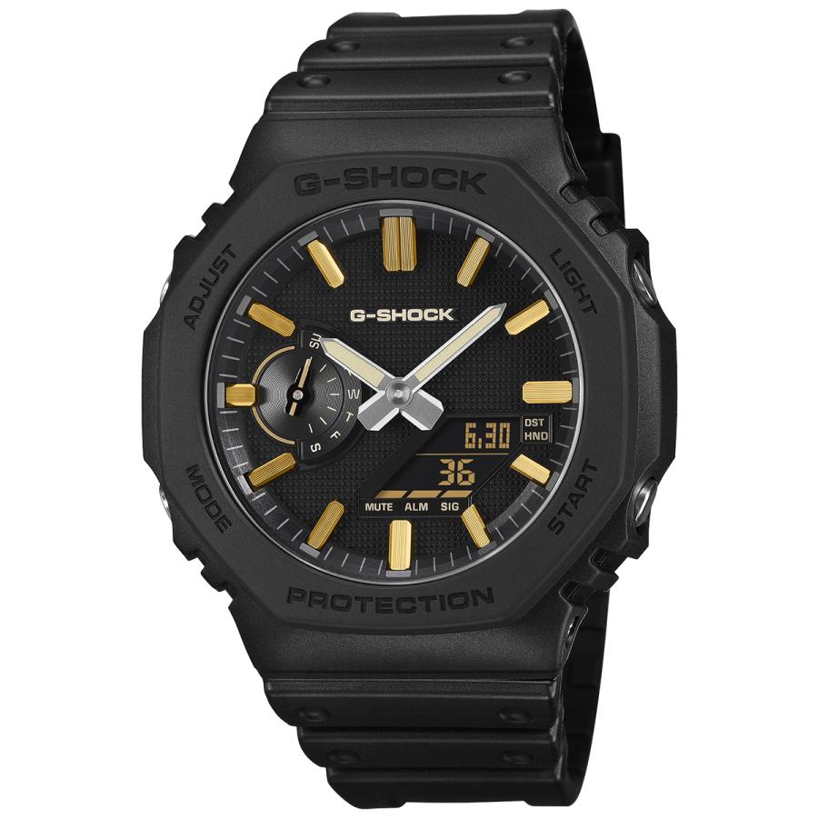CASIO G-SHOCK GA-2100LXB-1A9JF JDM LUXE BLACK Black Gold Octagon Analog-Digital Negative Display Men's Watch