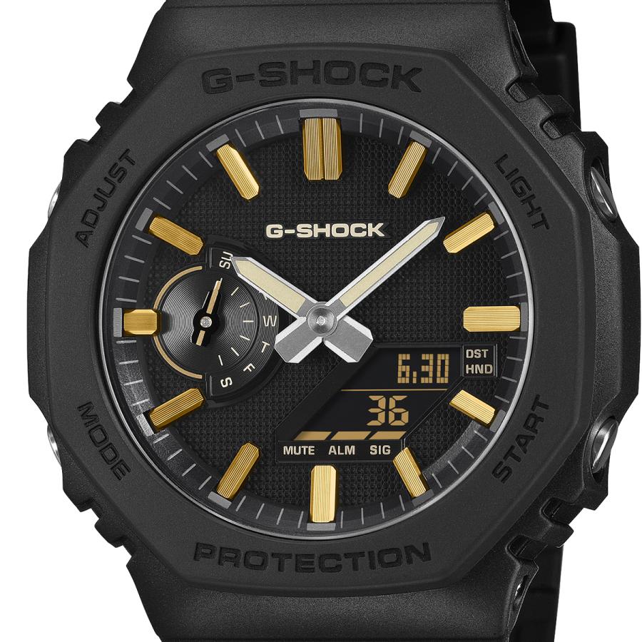 CASIO G-SHOCK GA-2100LXB-1A9JF JDM LUXE BLACK Black Gold Octagon Analog-Digital Negative Display Men's Watch