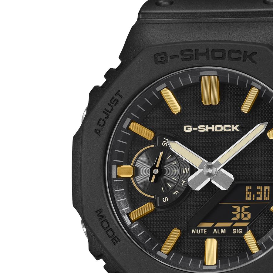 CASIO G-SHOCK GA-2100LXB-1A9JF JDM LUXE BLACK Black Gold Octagon Analog-Digital Negative Display Men's Watch