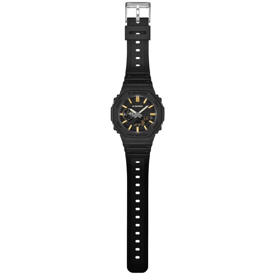 CASIO G-SHOCK GA-2100LXB-1A9JF JDM LUXE BLACK Black Gold Octagon Analog-Digital Negative Display Men's Watch