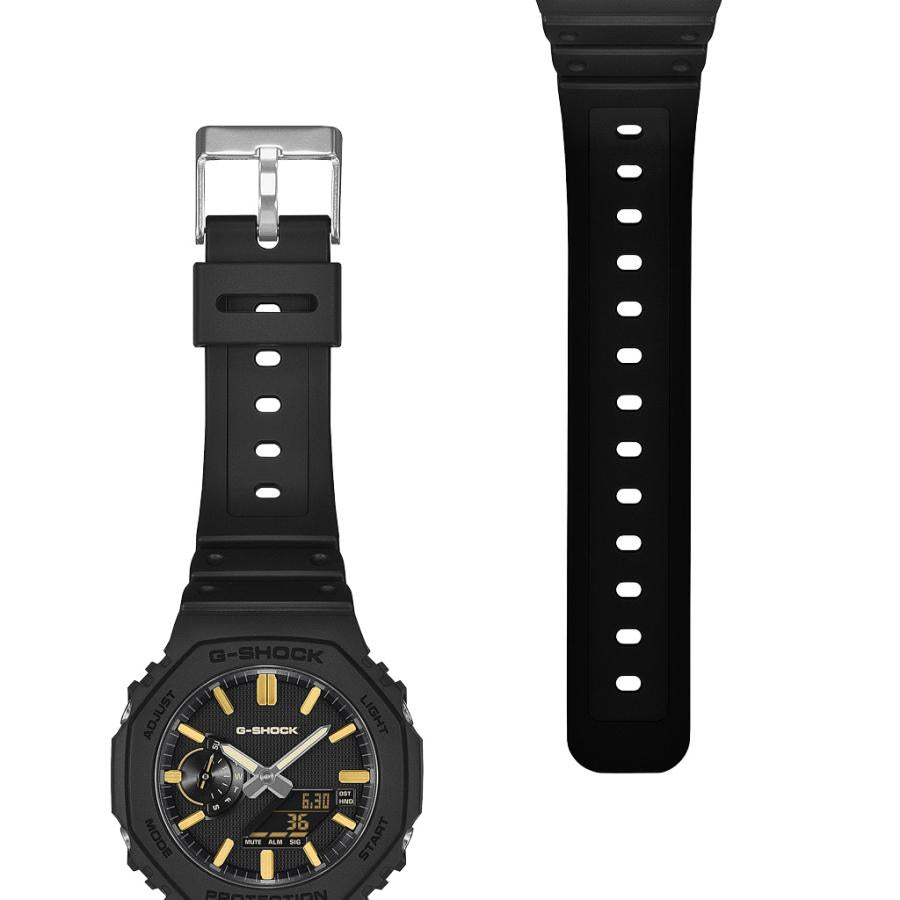 CASIO G-SHOCK GA-2100LXB-1A9JF JDM LUXE BLACK Black Gold Octagon Analog-Digital Negative Display Men's Watch