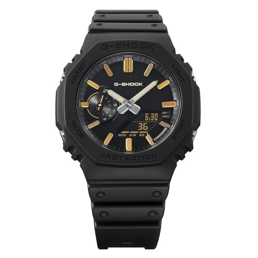 CASIO G-SHOCK GA-2100LXB-1A9JF JDM LUXE BLACK Black Gold Octagon Analog-Digital Negative Display Men's Watch