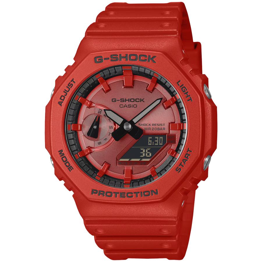 CASIO G-SHOCK GA-2100RRB-4AJF JDM Carbon Core Guard Red Analog Digital Men's Watch