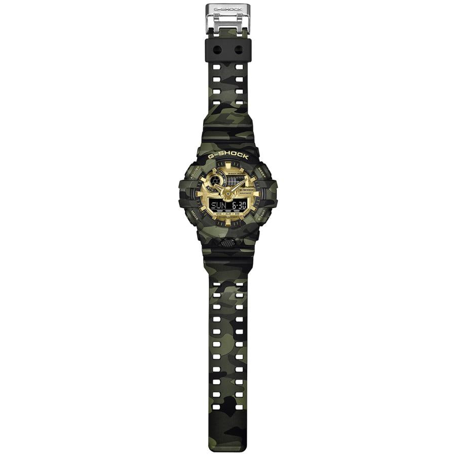CASIO G-SHOCK GA-700CMG-3AJF JDM Bold Camo Camo and Gold Big Case Analog-Digital Negative Display Men's Watch