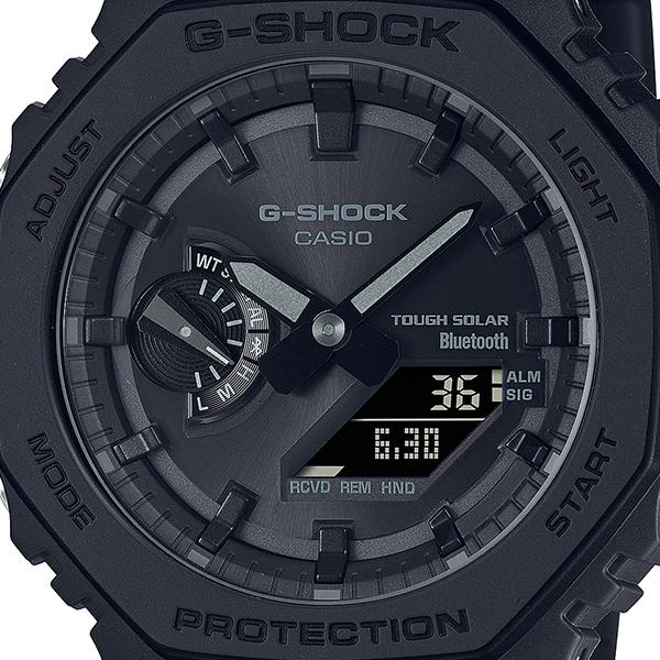 CASIO G-SHOCK GA-B2100-1A1JF JDM Tough Solar Mobile Link Analog-Digital Octagonal All-Black Men's Watch
