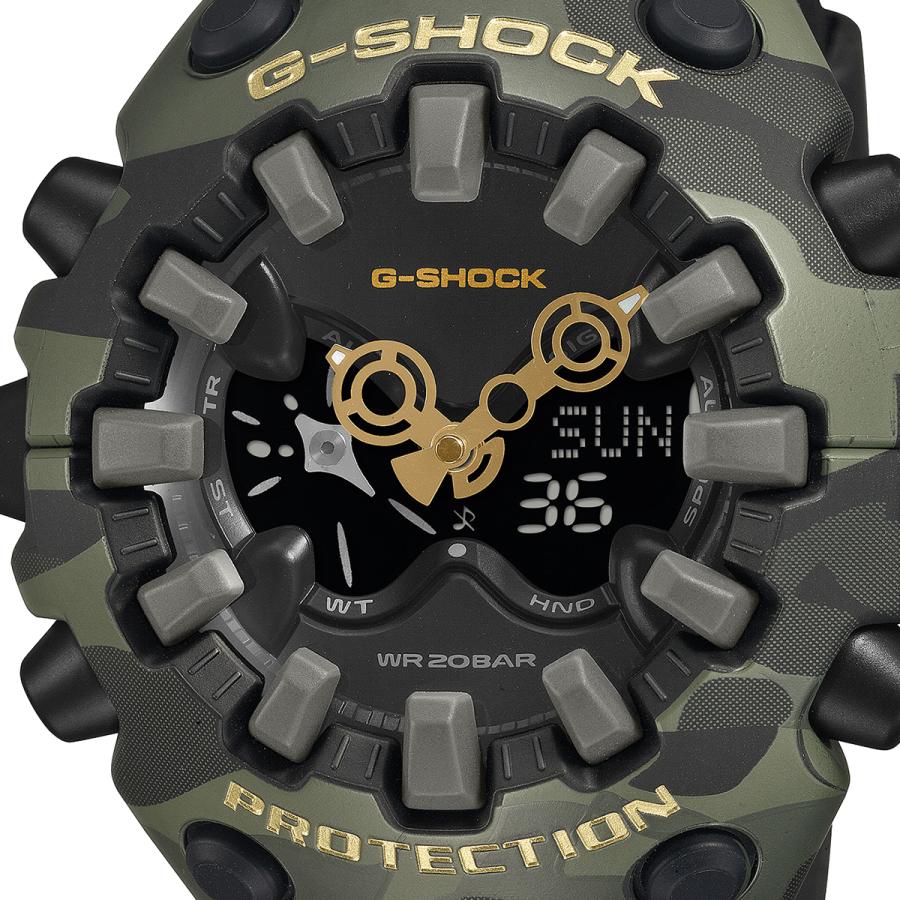 CASIO G-SHOCK GA-V01CMG-3AJF JDM Bold Camo Camo and Gold Green Analog-Digital Negative Display Men's Watch