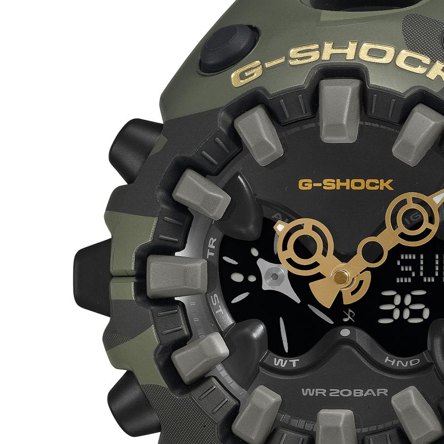 CASIO G-SHOCK GA-V01CMG-3AJF JDM Bold Camo Camo and Gold Green Analog-Digital Negative Display Men's Watch
