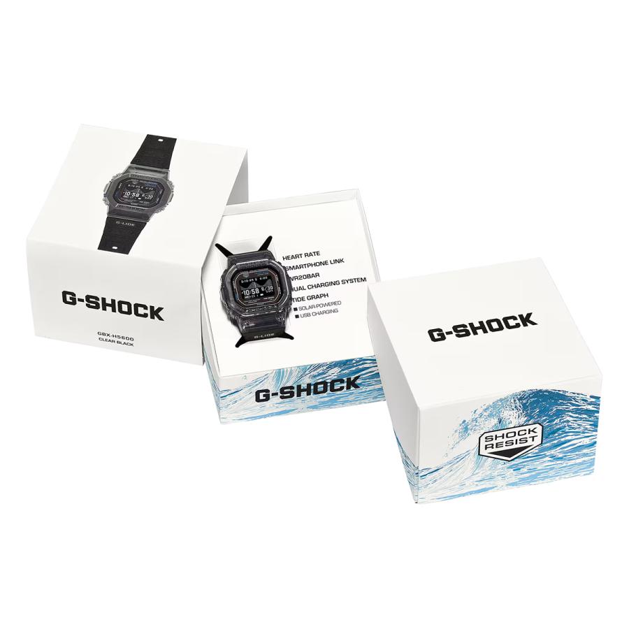 CASIO G-SHOCK G-LIDE GBX-H5600-1JR JDM Heart Rate MIP Bluetooth Surf Black Men's Watch