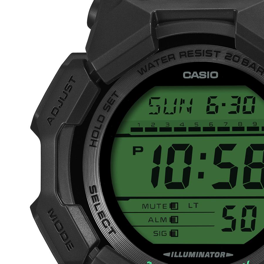 CASIO G-SHOCK GD-010BEG-1JF Black Electric Green 10-Year Battery Digital JDM Men's Watch