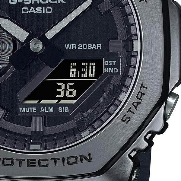 CASIO G-SHOCK GM-2100BB-1AJF JDM Blackout Metal Covered CasiOak Analog-Digital Men's Watch