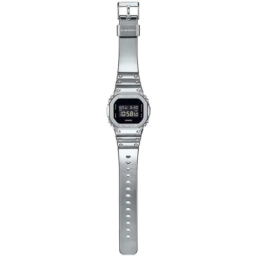 CASIO G-SHOCK GM-5600YM-8JF JDM Fine Metallic Silver Metal-Covered Digital Square Men's Watch