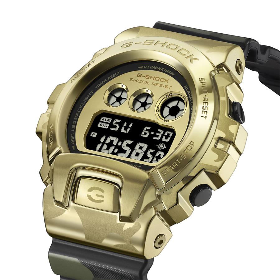 CASIO G-SHOCK GM-6900CMG-3JF JDM BOLD CAMO Gold Metal Covered Digital