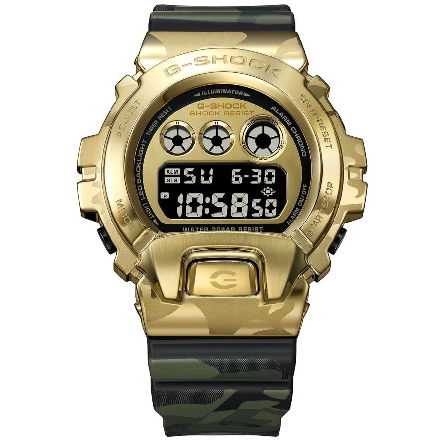 CASIO G-SHOCK GM-6900CMG-3JF JDM BOLD CAMO Gold Metal Covered Digital