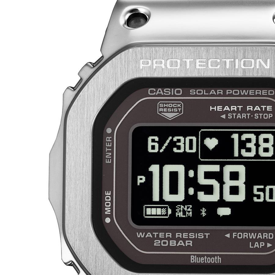 CASIO G-SHOCK Metal Covered G-SQUAD GM-H5600-1JR Men's Watch with Inverted LCD Display, Release Date: March 6th / Pre-order