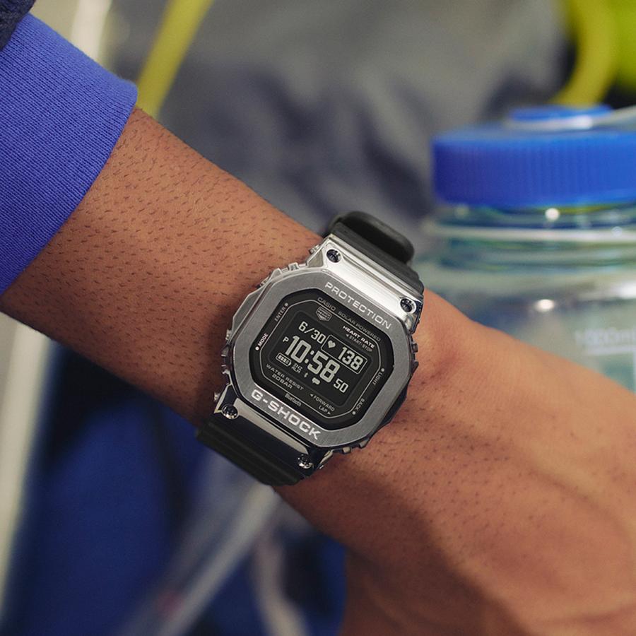 CASIO G-SHOCK Metal Covered G-SQUAD GM-H5600-1JR Men's Watch with Inverted LCD Display, Release Date: March 6th / Pre-order