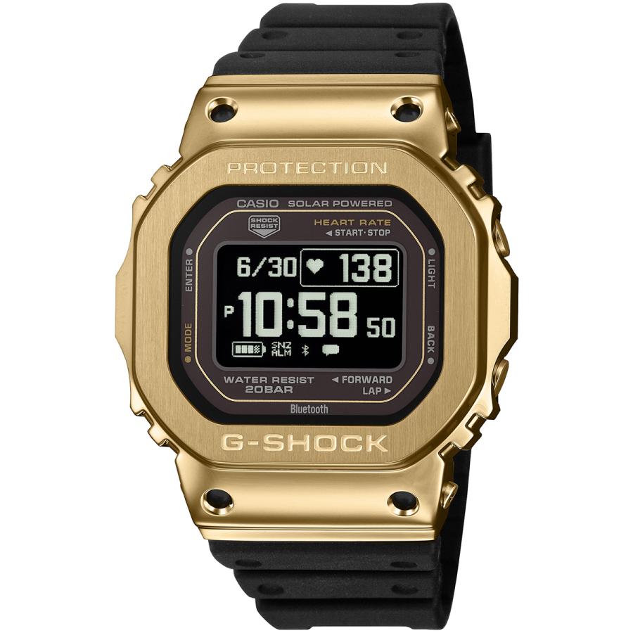 CASIO G-SHOCK Metal Covered G-SQUAD GM-H5600-9JR Men's Watch with Inverted LCD Display, Release Date: March 6th / Pre-order