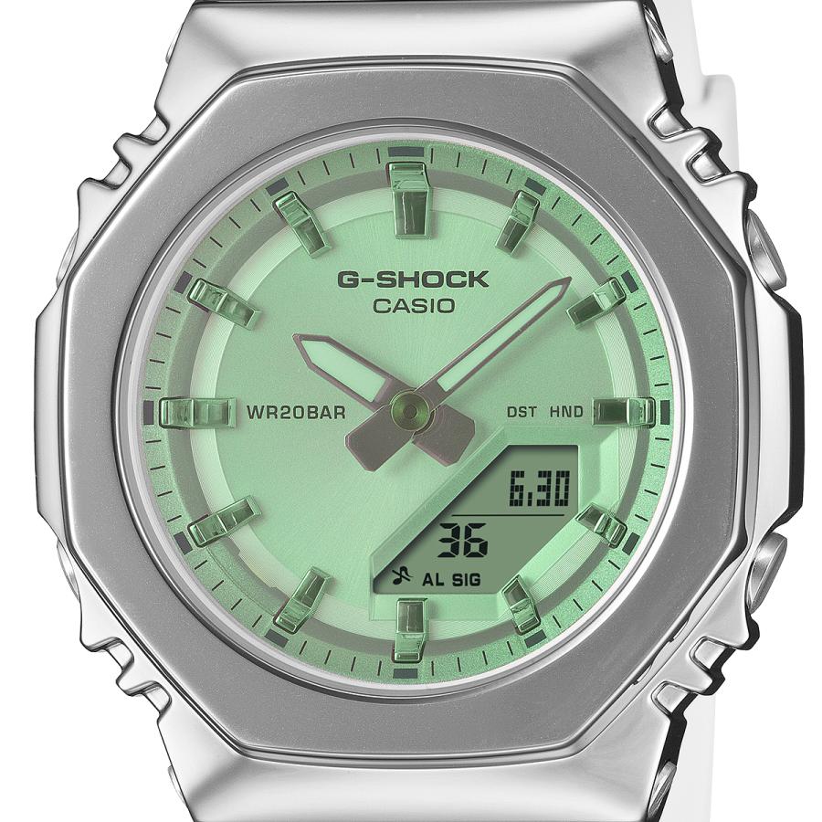 CASIO G-SHOCK GM-S2110SR-7AJF Summer Reflection Green Metal Covered JDM Unisex Watch