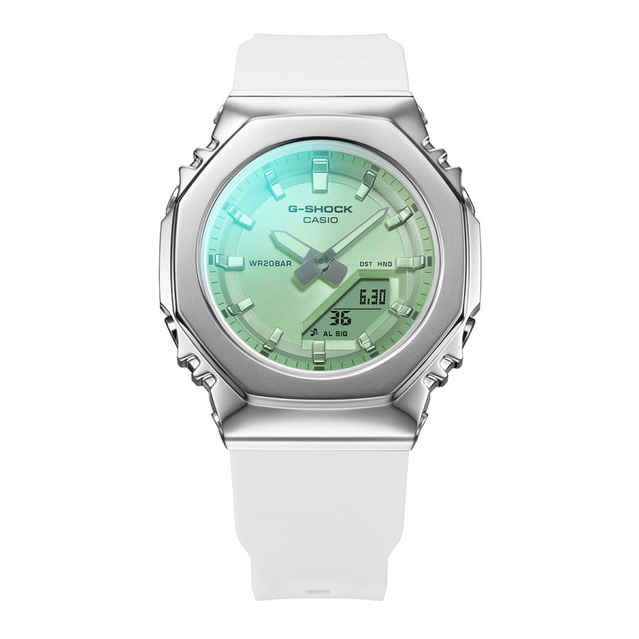 CASIO G-SHOCK GM-S2110SR-7AJF Summer Reflection Green Metal Covered JDM Unisex Watch