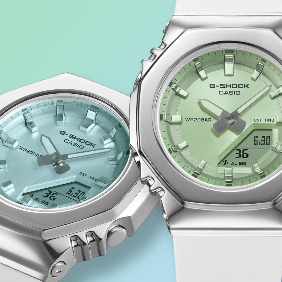 CASIO G-SHOCK GM-S2110SR-7AJF Summer Reflection Green Metal Covered JDM Unisex Watch