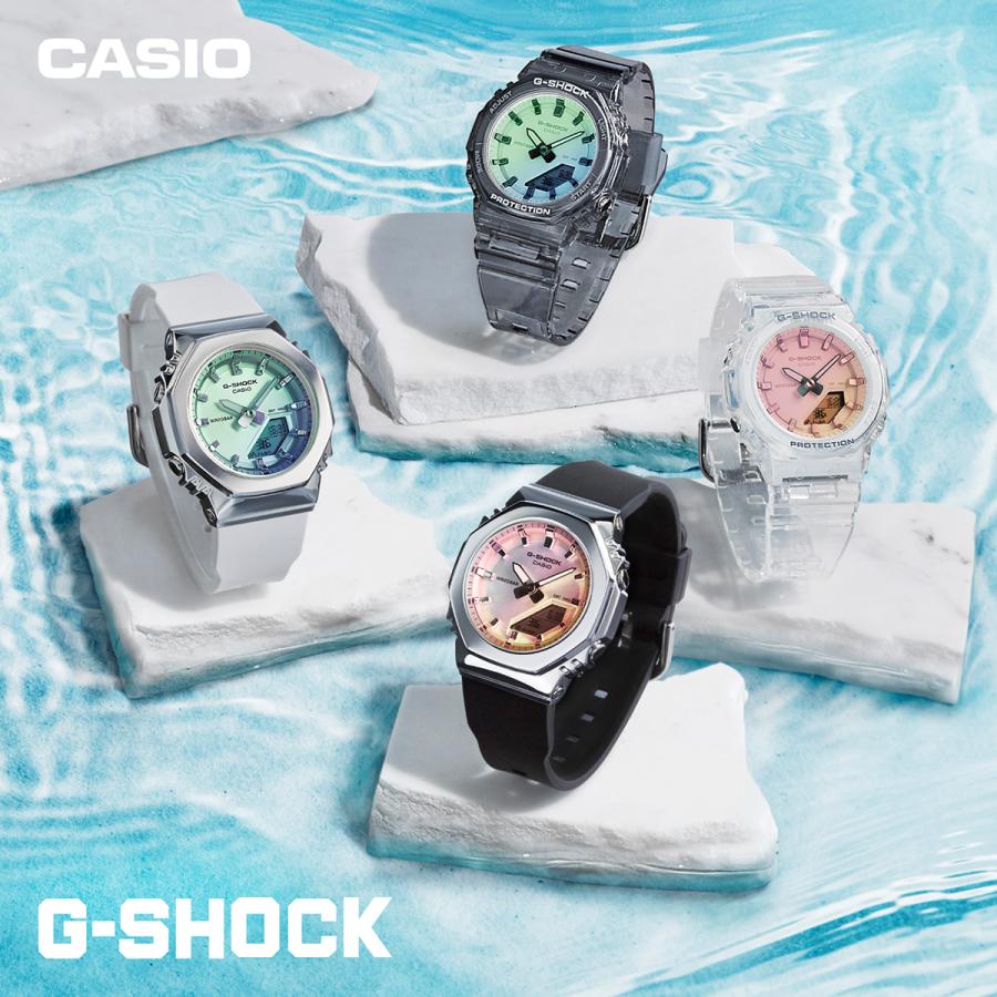 CASIO G-SHOCK GM-S2110SR-7AJF Summer Reflection Green Metal Covered JDM Unisex Watch