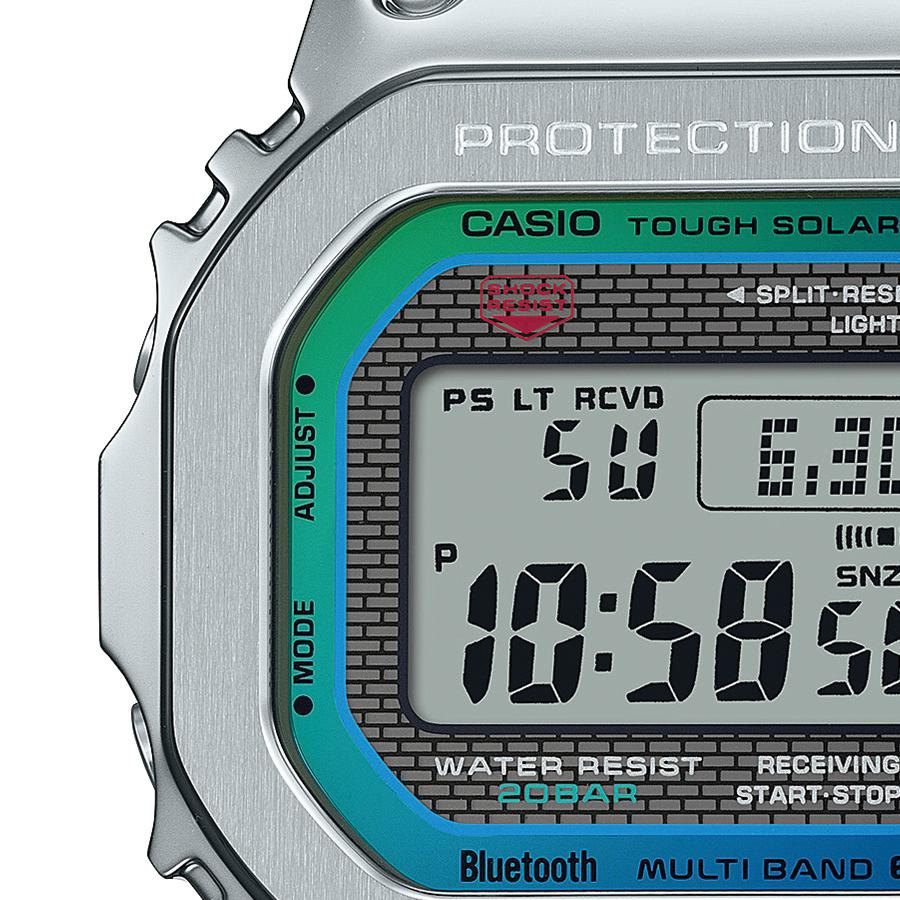 CASIO G-SHOCK Full Metal 5000 Series GMW-B5000PC-1JF Rainbow Accent Tough Solar Bluetooth JDM Men's Watch