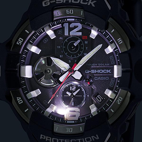 CASIO G-SHOCK GRAVITYMASTER GR-B300-1AJF JDM Master of G Aviation Carbon Core Guard Analog Solar Bluetooth Men's Watch