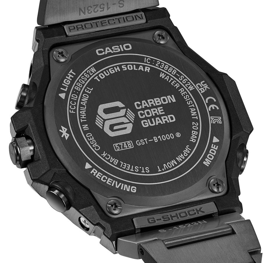 CASIO G-SHOCK G-STEEL GST-B1000BD-1AJF JDM Black IP Solar Bluetooth Slim Metal Men's Watch Japan Made