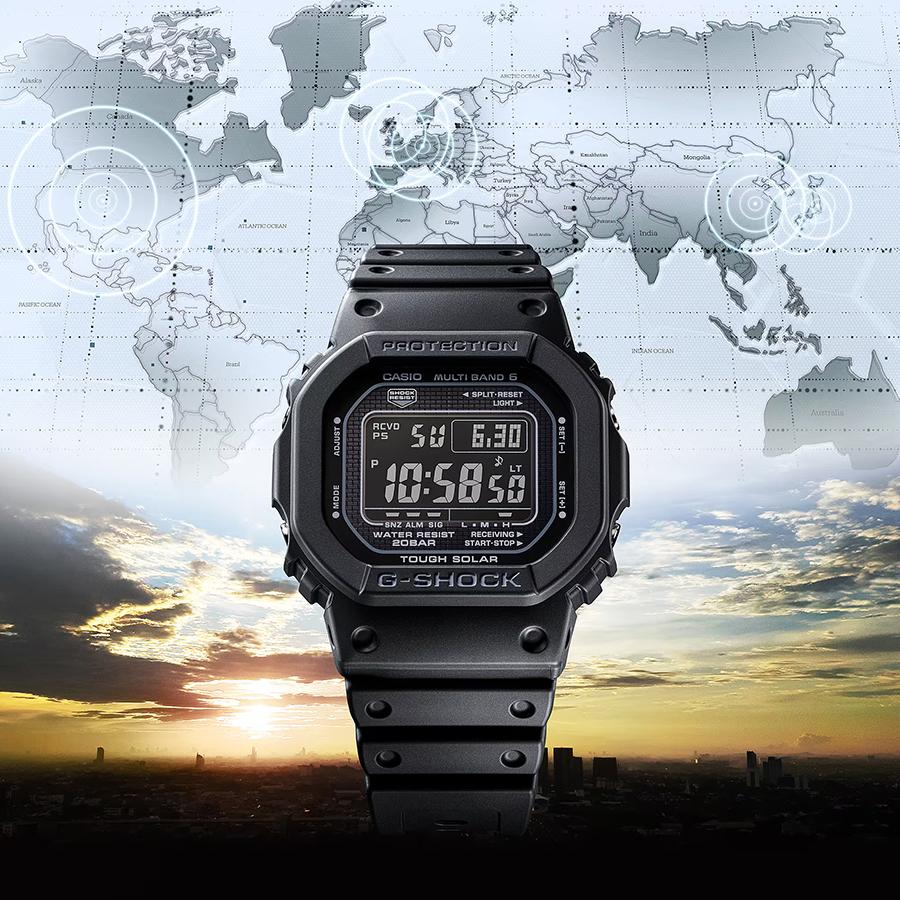 CASIO G-SHOCK GW-5000HS-1JF JDM Heritage Black Solar Radio Men's Watch