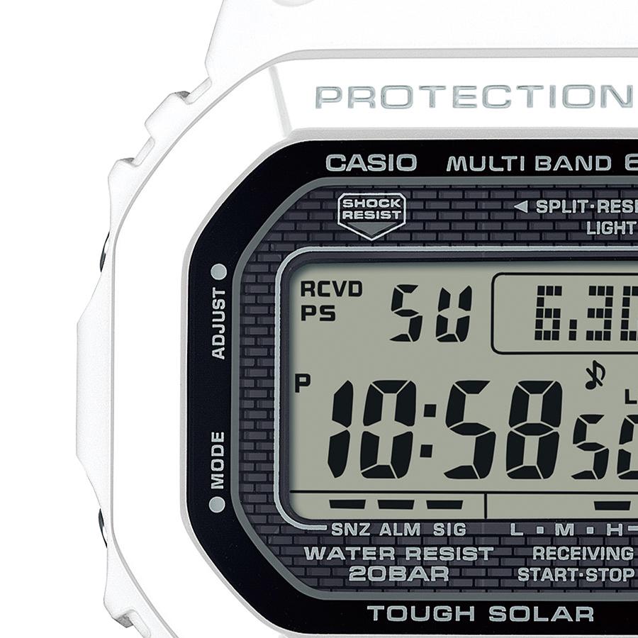 CASIO G-SHOCK GW-5000HS-7JF JDM Heritage White Mono-Tone Tough Solar Radio Men's Watch