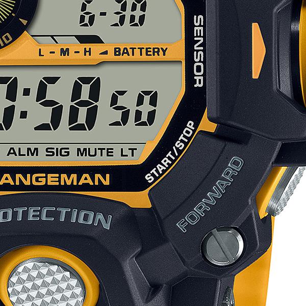 CASIO G-SHOCK GW-9400YJ-1JF RANGEMAN Emergency Color Tough Solar MULTIBAND 6 Triple Sensor JDM Men's Watch