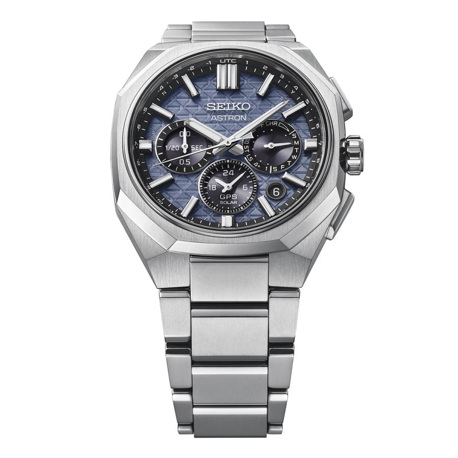 SEIKO ASTRON NEXTER HAB001J GPS Solar Dual-Time Chronograph Blue Titanium Men's Watch Japan Core Shop